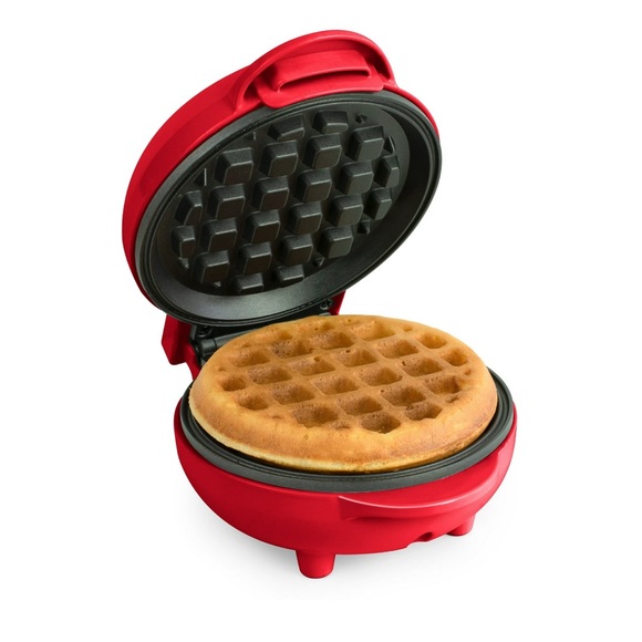 MyMini Red Waffle Maker NEW - Picture 1 of 5